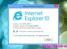 Microsoft lancon versioni e ri Internet Explorer 10