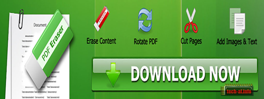 PDF Eraser nje program per perpunimin e dokumenteve PDF